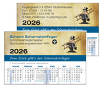 Drucksachen Schornsteinfeger Kalenderkarten 2026