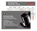 Schornsteinfeger Kalenderkarten 2026