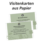 Visitenkarten aus Papier